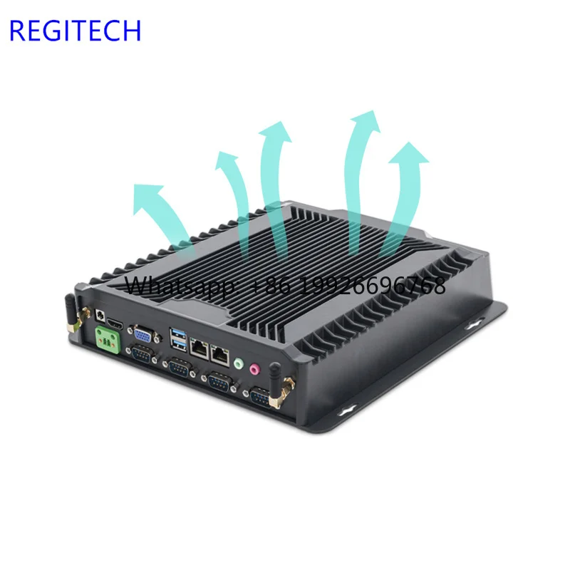 Regitech 2U Industrial PC Embedded Computer  I3/I5/I7 128GB-1TB Storage Stock Epc-P3086 IPC