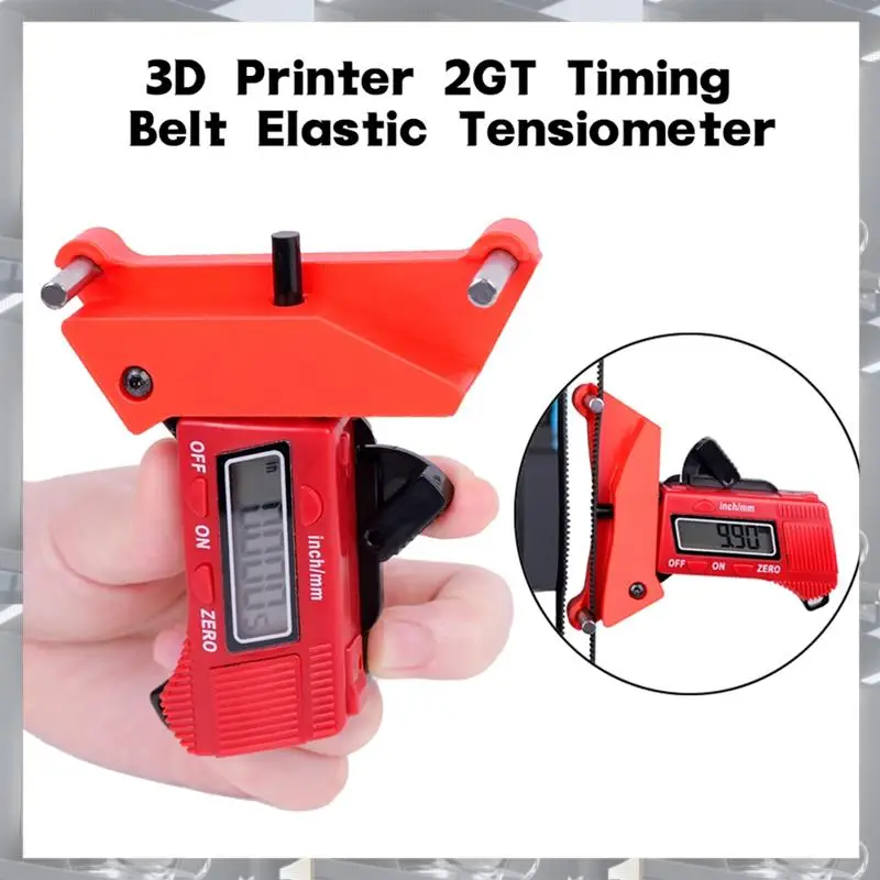 Hot Selling-2GT Timing Belt Elastic Tensiometer Synchronous Belt Tension Tester 3D Printer Parts For Voron 2.4 Trident K1 K1 MAX