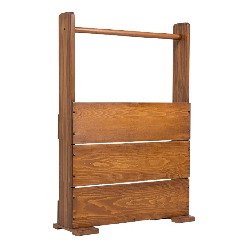 Solid wood umbrella storage rack, floor umbrella rack at the entrance of the home