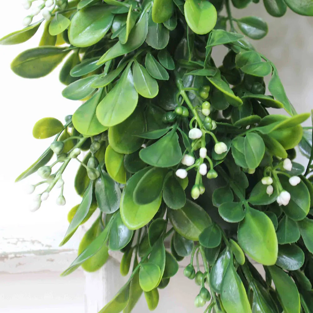 

Green Plant 33 Cm Wall Decor Front Door Christmas Wreath Holiday naments Xmas Elegant Durability DIY Shopwindow