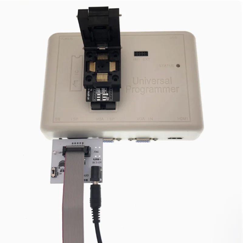 Commonly used MCUs for inverter air conditioners TMS320F28035 ISP to JTAG board wired RT809H accessories