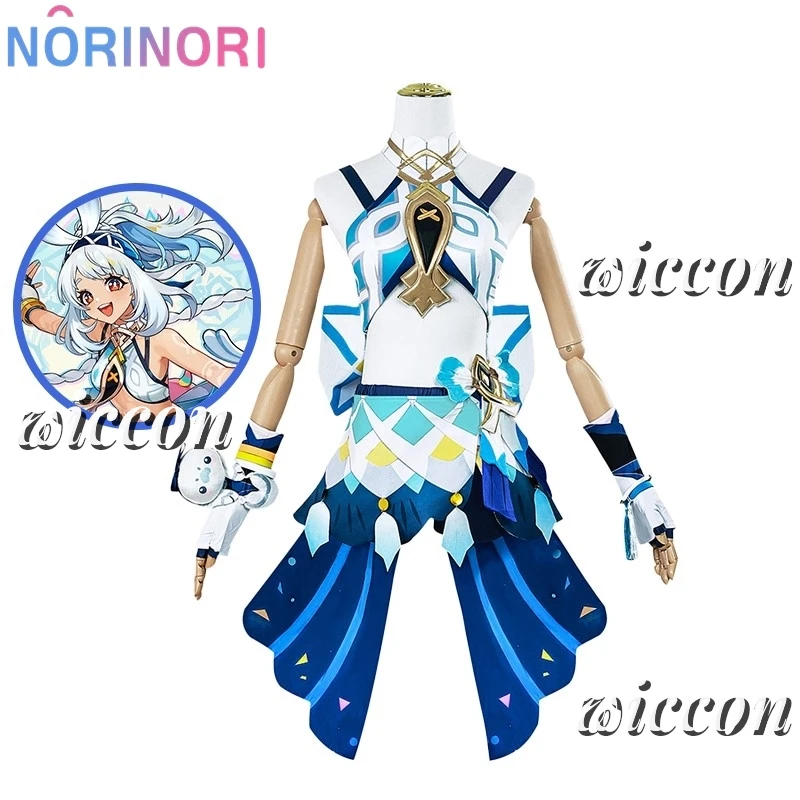 Genshin Impact MuΣ Cosplay Kostuum Pruik Uniform Hoofddeksels Pop Meztli Springs Natlan Halloween Party Vrouwen Meisjes Rekwisieten