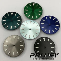 28.5mm Sterile Dial White Black Blue Green Watch Dial Watch Faces For NH35 NH36 PT5000 ETA 2824 2836 Miyota 8215 Movement