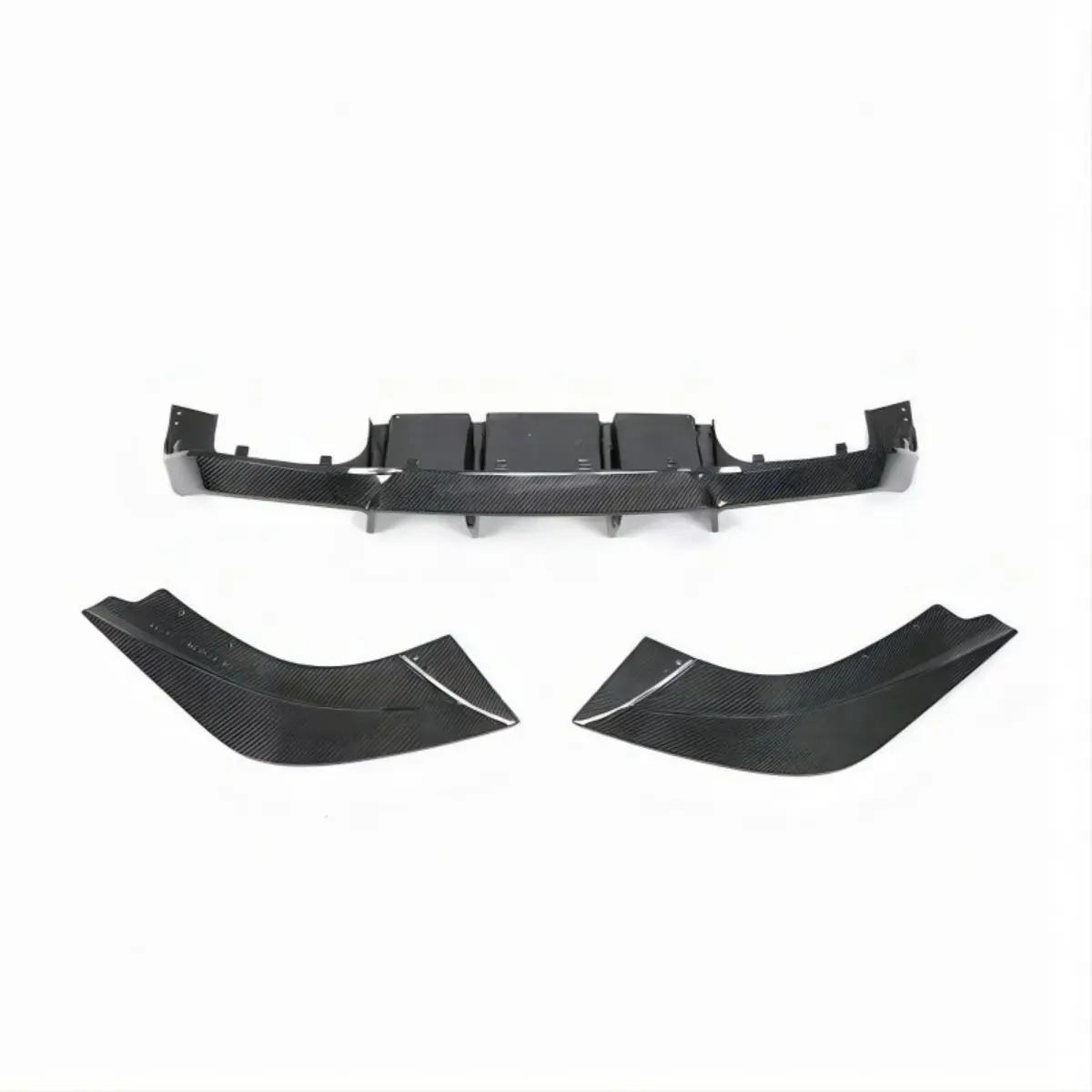 Carbon Fiber V Style Rear Diffuser for BMW M2 F87 M2C Coupe Rear Bumper Lower Lip Diffuser Splitter Body Kit