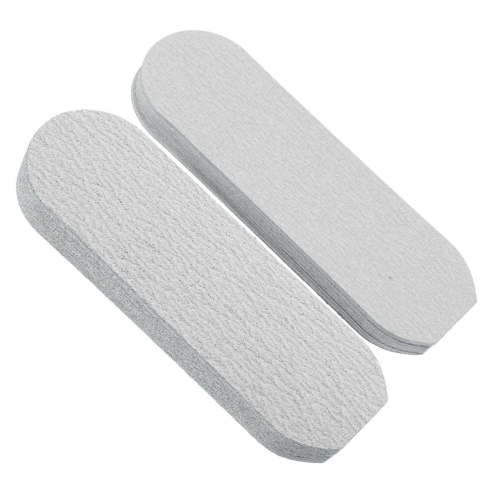 

50pcs Foot File Sandpaper Sheets Refill Pads Pedicure Supplies Dead Skin Remover Replacement Large Gray Nail File Callus