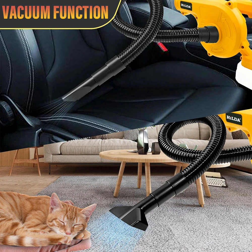 HILDA 1000W Soffiatore d'aria Pulitore per computer Compressore d'aria elettrico portatile Collettore di polveri Miglioramento domestico e strumenti Elettrodomestici