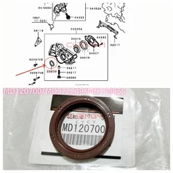 6G72 Engine Crankshaft Front Oil Seal Fit For Pajero Montero Shogun V33W V43W V73W V77W V93W V97W MD120700 MD372249 MD168055