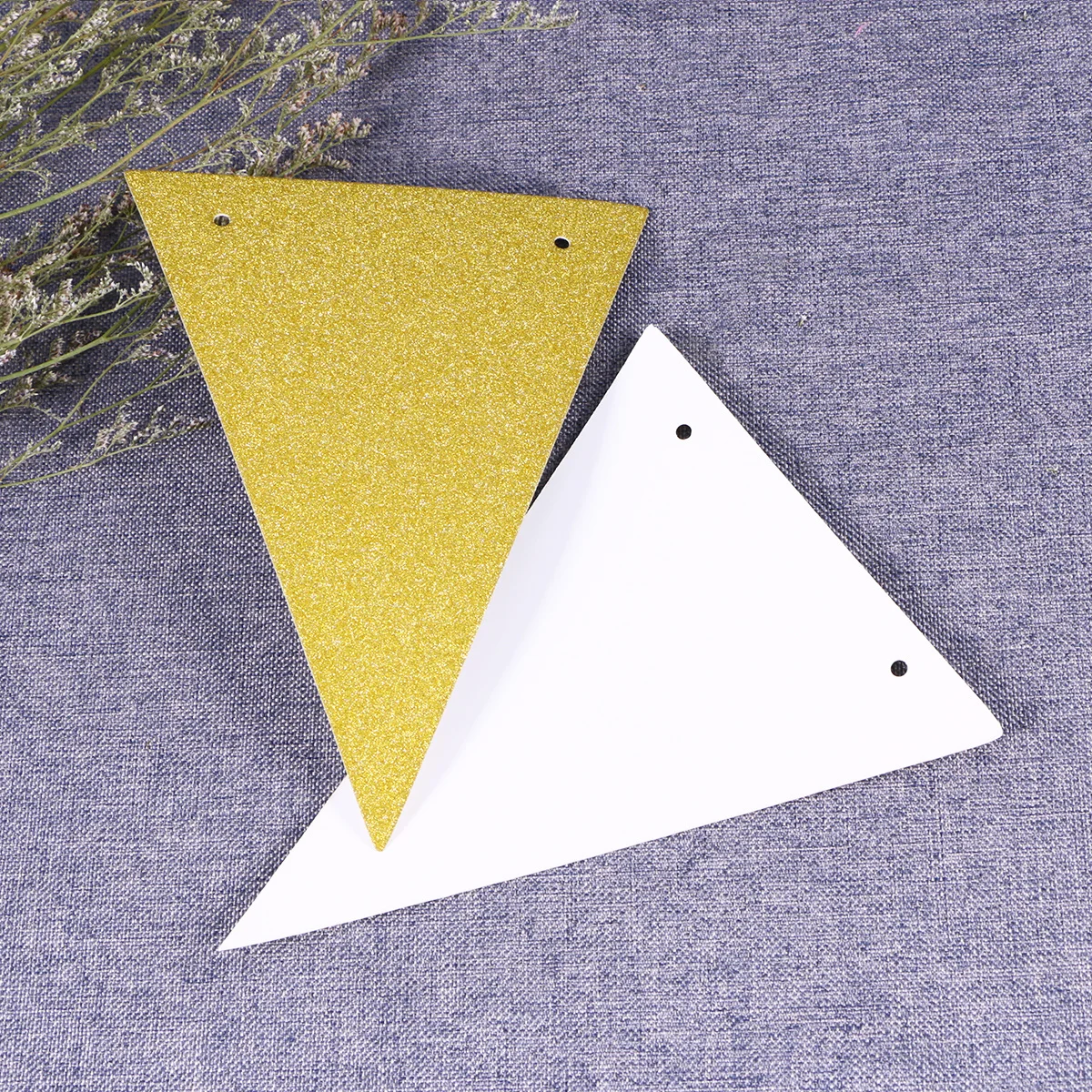 

Triangle Flag Bunting Glitter Garland For Baby Birthday Party Decor Kids Room Outdoor Hanging Decoration Streamer