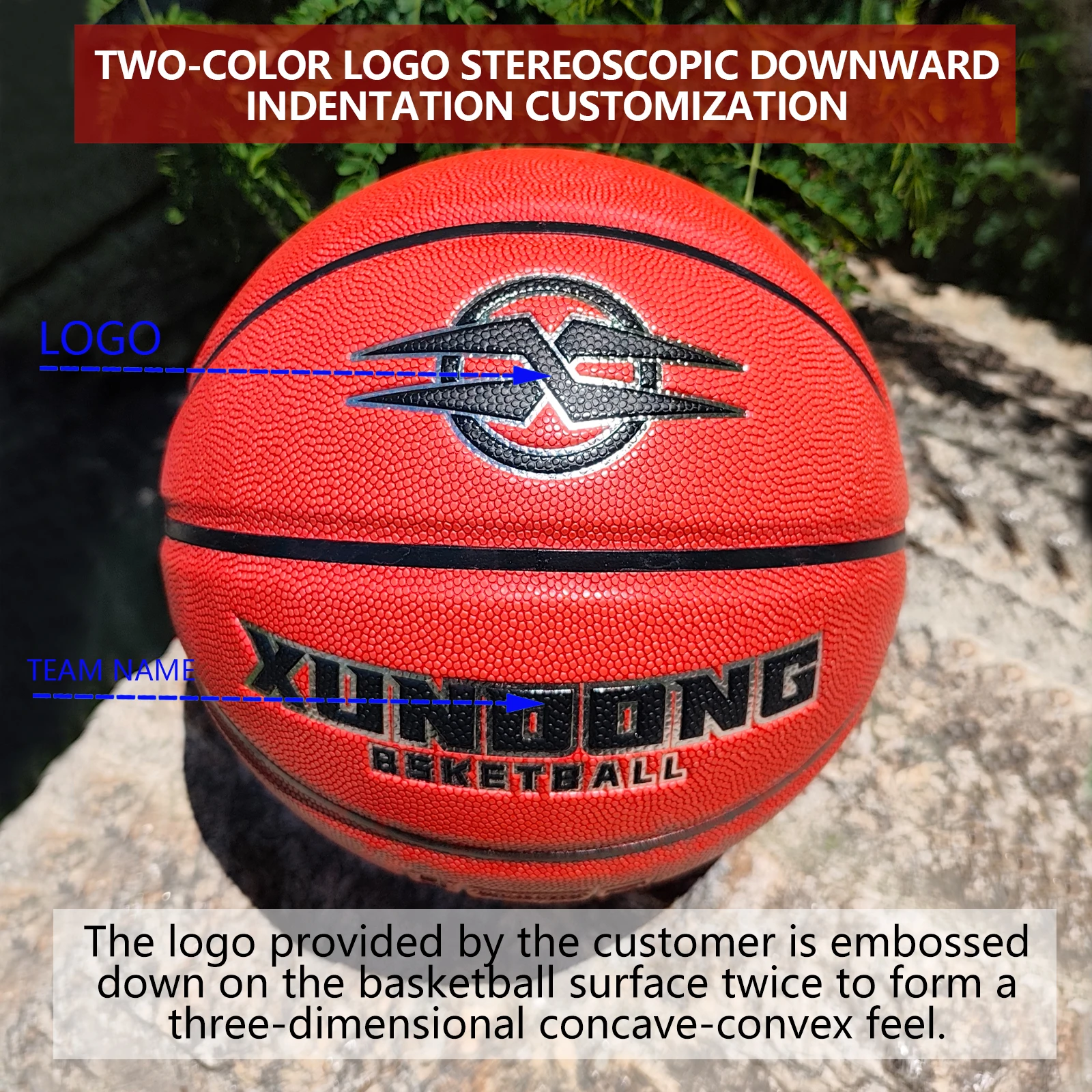 Customized Basketball,Official Size 7/6 For Men's&Women's Basketball Gifts In&Outdoor Soft Leather Balls Game Training(Deflated)