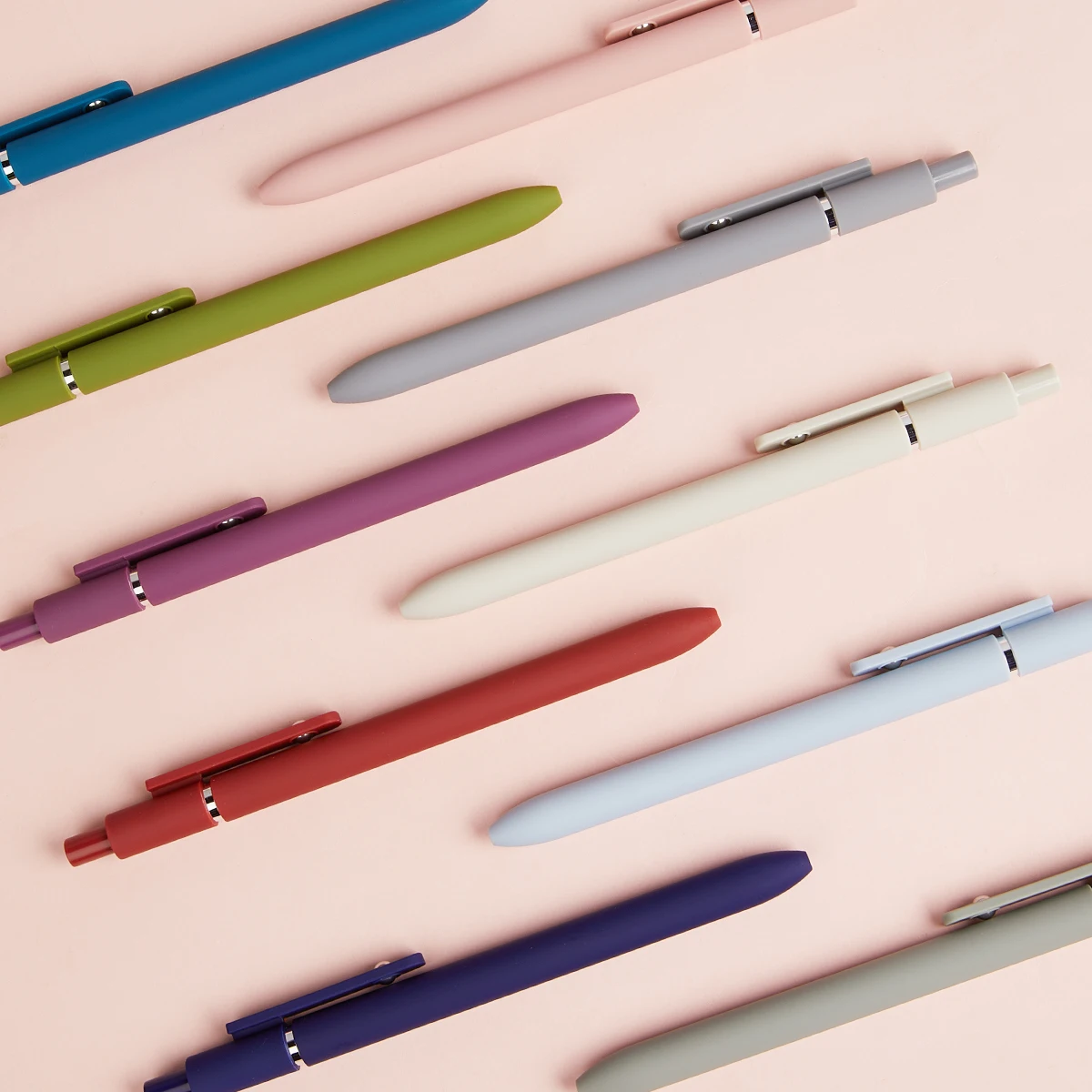 5 قطع من أقلام جل موراندي، قلم حبر أسود 0.5 مم، طرف CS غير لامع للكتابة سلسلة راقية لتدوين الملاحظات اليومية #1