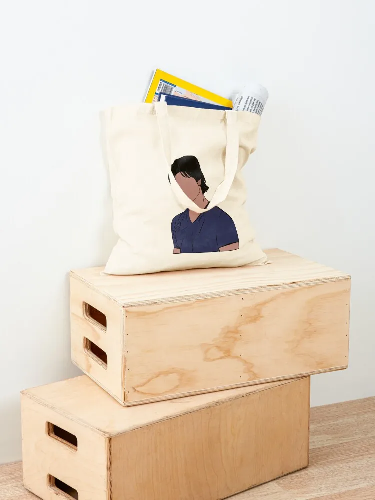 حقيبة حمل ملصق Damon Salvatore قابلة للطي وقابلة لإعادة الاستخدام وحقائب الشاطئ النسائية وحقائب اليد القماشية وحقائب المتسوق