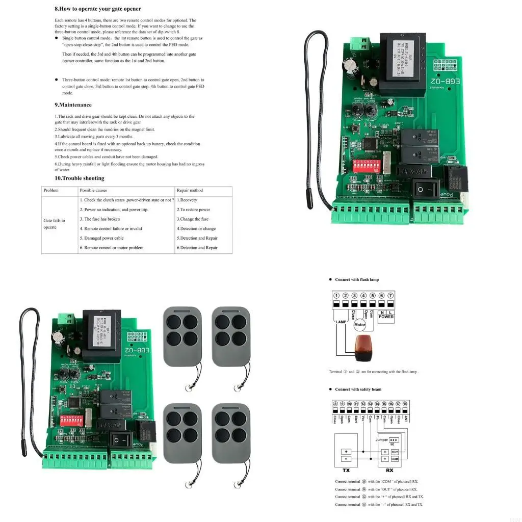 

95AF Compatible Control Board 110V/220V for Various Sliding Door Systems