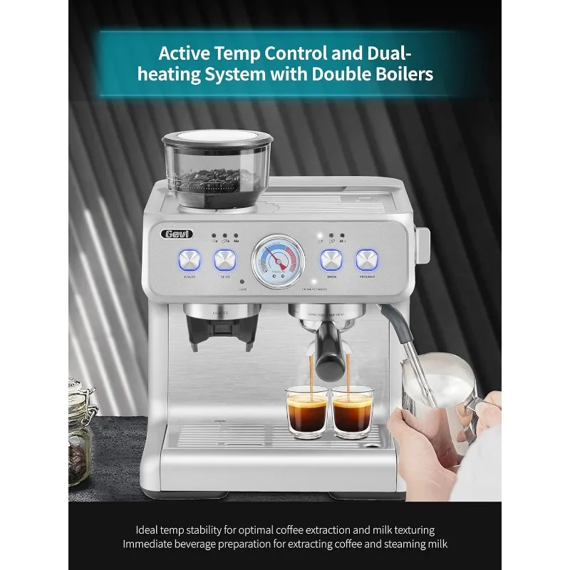 家庭用グラインダー付きマシンバー,エスプレッソマシン,コーヒーグラインダー