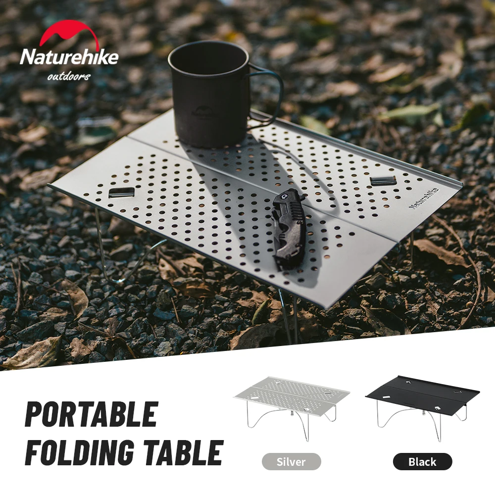 Naturehike X01 Folding Table Outdoor Ultralight Aluminum Alloy Portable Camping Picnic Hiking Small Tables 30KG Load Bearing