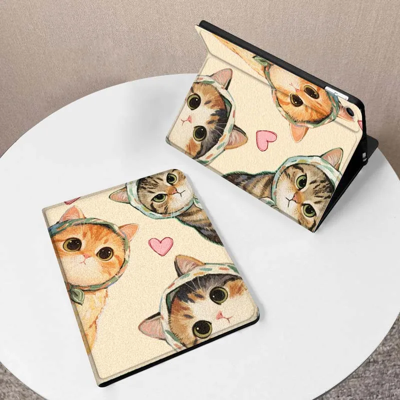 

Vintage Cat Cartoon Pattern For Samsung Galaxy Tab A7 A9 A11 S6 A A8 Lite Plus 2025 10.4 10.5 10.1 Inch Tablet Case