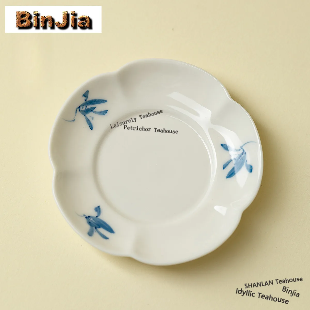 

2pc/lot Hand-painted Orchid Coasters Traditional Hot Pad For Coffee Cups Saucer Heat Insulation Placemats Cup Holder Cha Craft