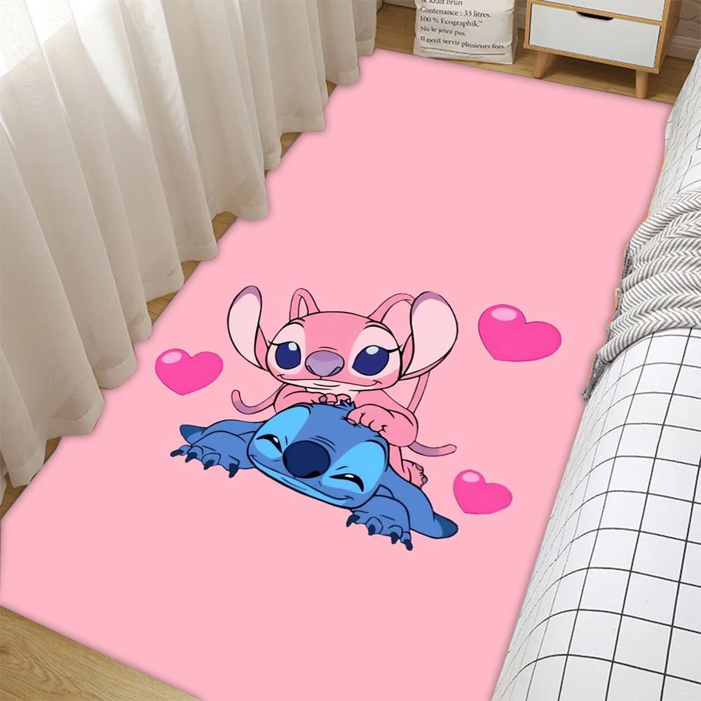 MINISO الكرتون غرزة الملاك السجاد الفتاة السرير لينة البساط طفل تلعب حصيرة غرفة المعيشة ديكور الترفيه شرفة أريكة حصيرة مروحة هدية #3