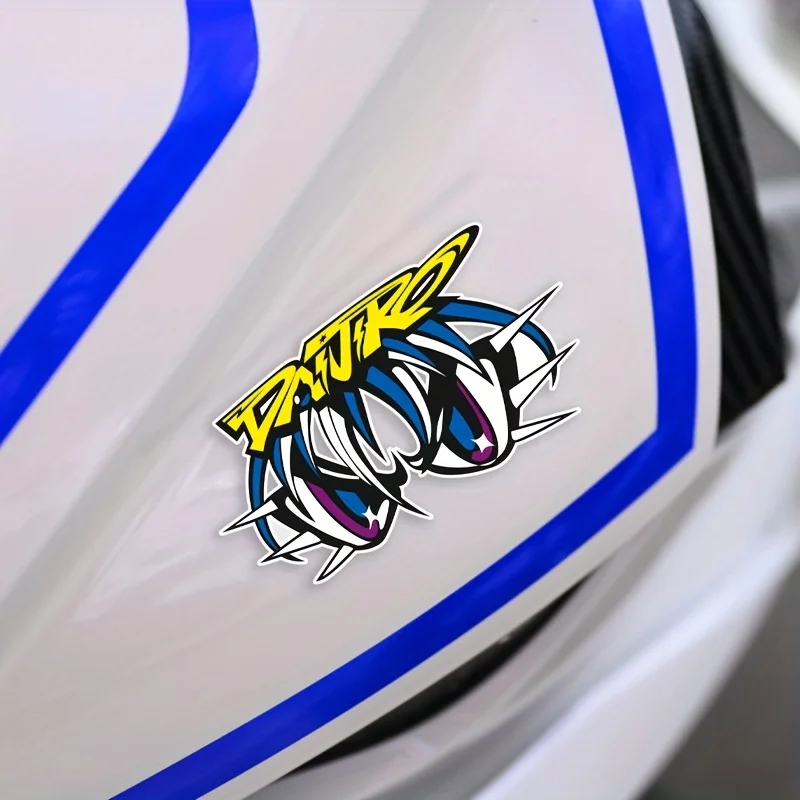 1 шт. "Уличная наклейка для автомобиля Dairo, наклейка с дизайном острых глаз, отличительный автомобильный аксессуар для любителей, смелый автомобильный декор"