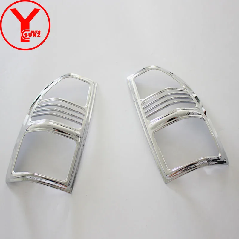 

chrome tail light cover For Toyota Land cruiser Prado fj90 3400 Spoiler SUV ABS Car Styling auto accessories lamps covers YCSUNZ