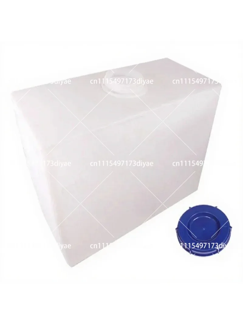 200L Plastic PE Water Storage Tank, Vertical Square Flat Bucket for Liquid Storage & Automatic Equipment