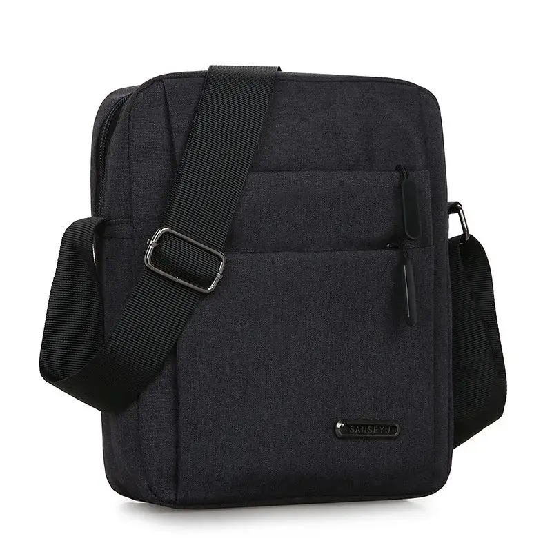 Oxford Men Crossbody Phone Bags, Multi-Layer Zipper Messenger Shoulder Bag Handbag & Purse for Business Travel Men's Bags Bolsas