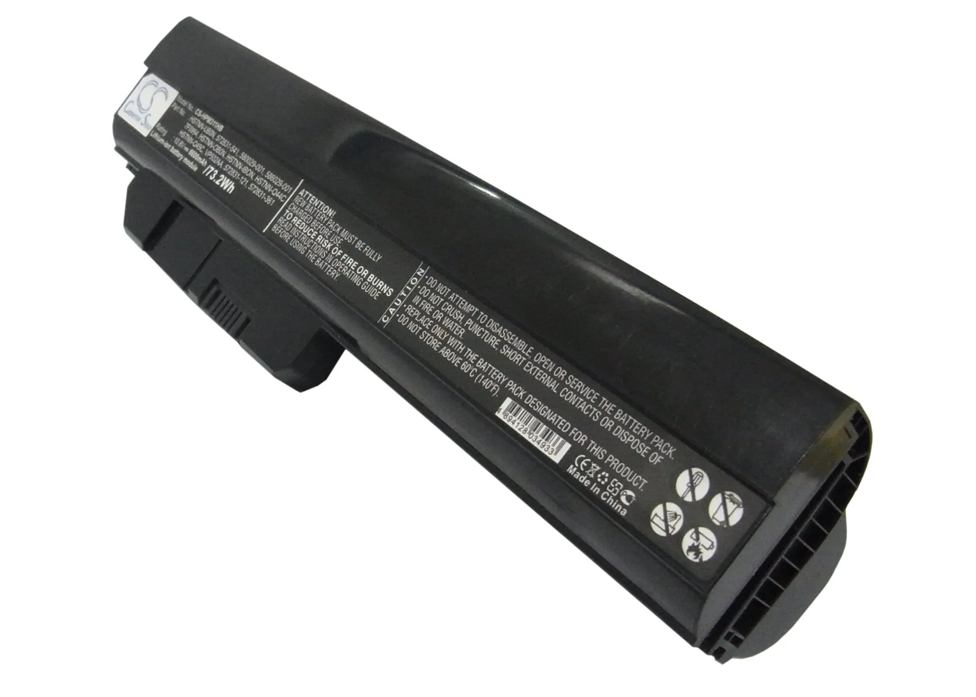 

CS 6600mAh/71.28Wh battery for HP Mini 311,Mini 311-1000,572831-361,7F0994,HSTNN-IBON,HSTNN-OB0N,HSTNN-Q44C,VP502AA