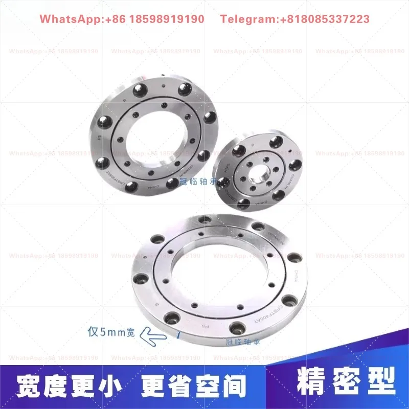 Turntable, Crossed Roller Bearings CRBTF 105 205 305 405 AT P5 Slim