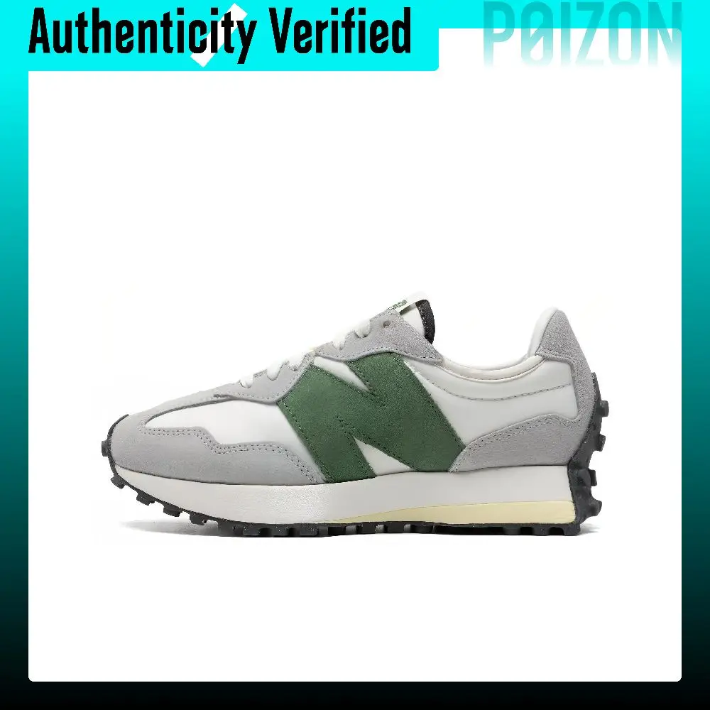 New Balance NB 327, Zapatos Casuales de Mujer, Amortiguados, Resistentes a la Abrasión, Transpirables, de Caña Baja, Color Gris Verde WS327PU