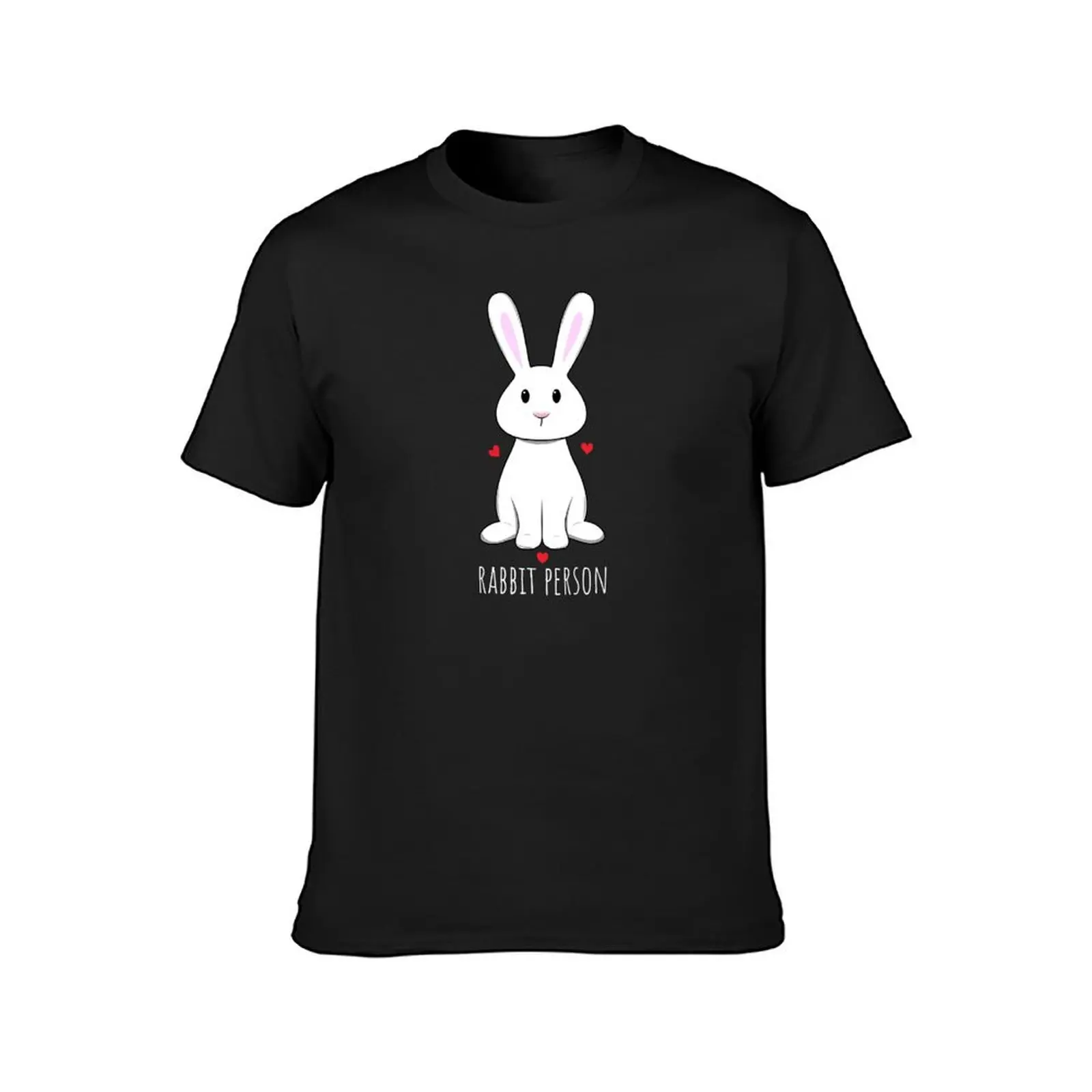 Rabbit Person T-Shirt blacks graphics mens big and tall t shirts