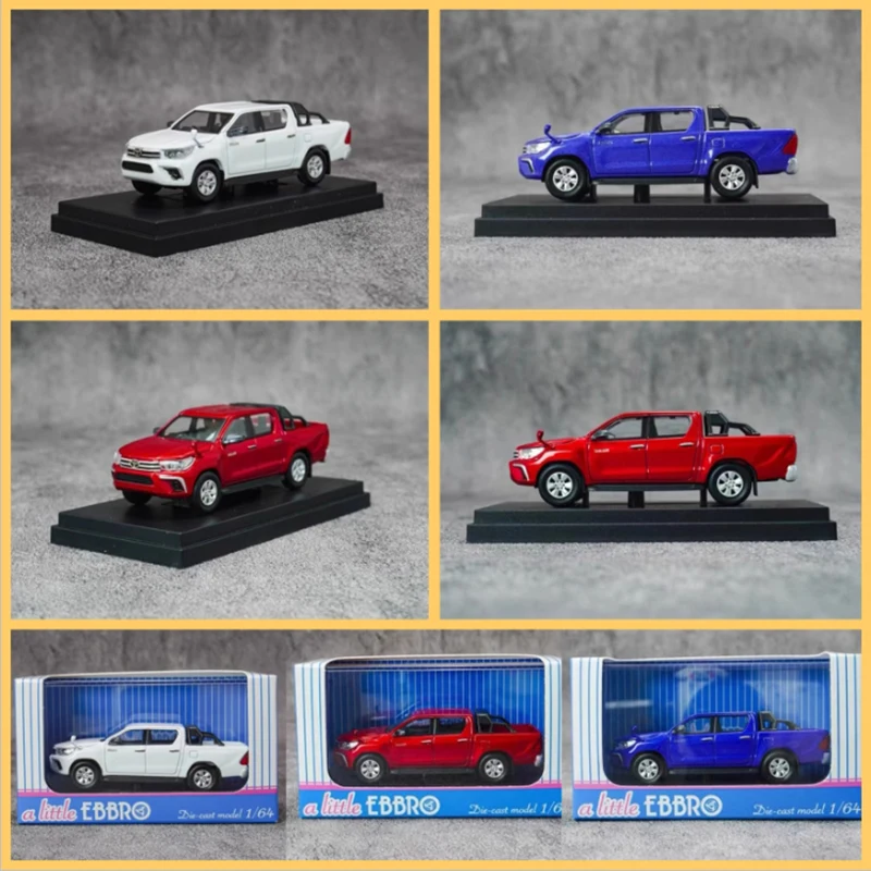 

Ebbro литой под давлением масштаб 1/64 Hilux 6-го поколения MK6 модель автомобиля из сплава, статическая коллекция, украшенный сувенир, подарок, хобби и игрушки