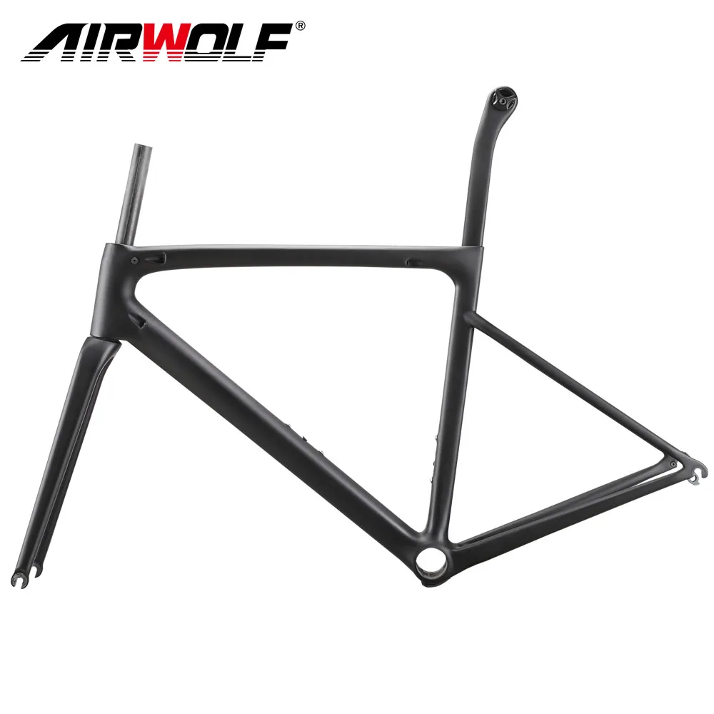 2023 Aero Light Weight Carbon Road Frame Rim Brake T1100 Carbon Road Racing Bicycle Frame Internal Cycling Road Bike Frameset