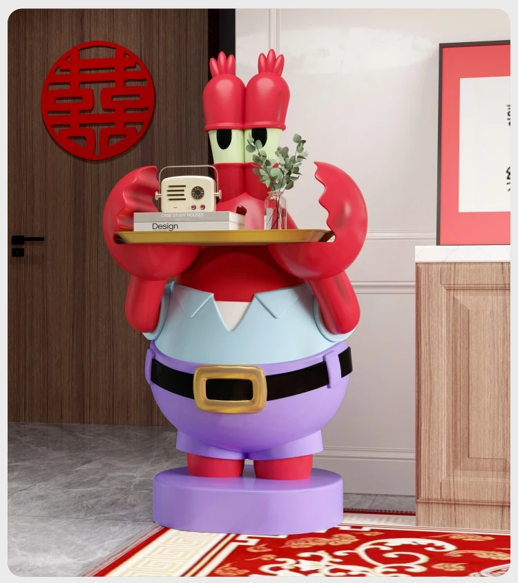 كارتون باتريك ستار دمية اليد مكتب الصبي الزينة الإبداعية السرير ترحيب مدخل الفن الطابق الحلي الكبيرة