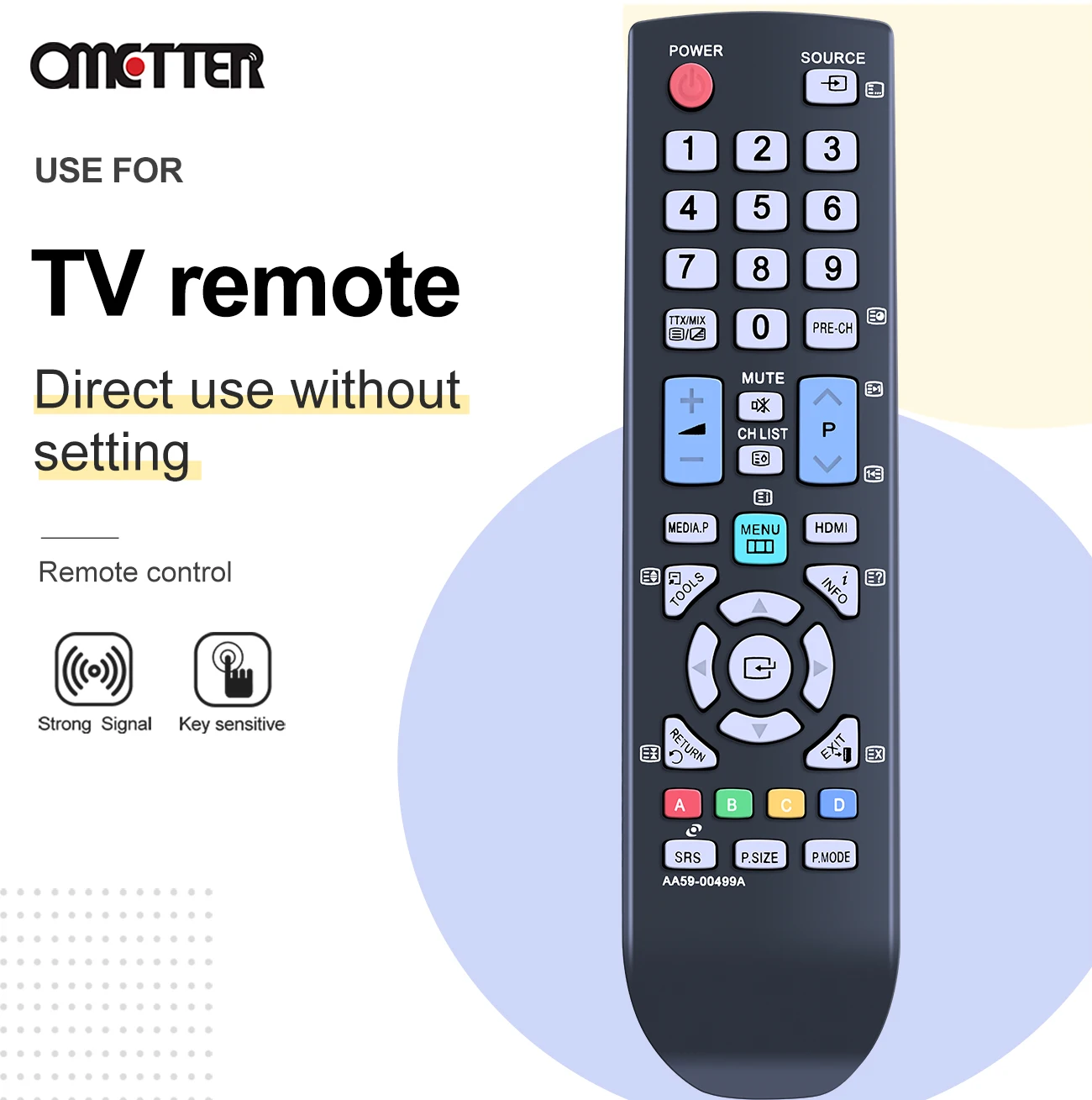 AA59-00499A Fit สำหรับ Samsung LCD TV LA26D400E1LXL LA32D403E2XXM LA40D503F7RXRQ LA40D503F7RXXA LA40D503F7RXZN UA32D4003BMXL