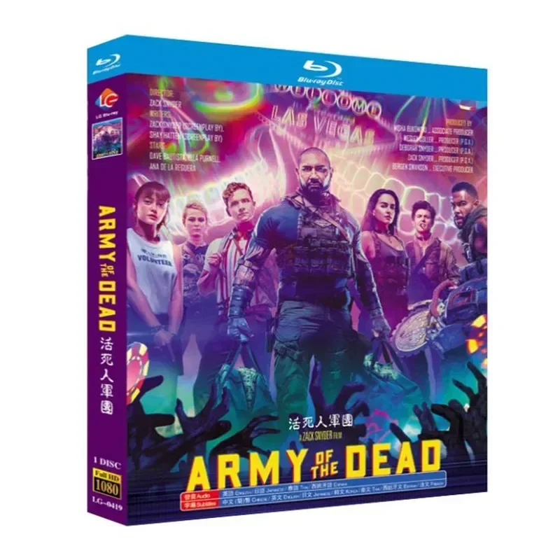 Army of the Dead 2021 Blu-ray Disc High Definition BD Unbewertete Extended Edition Zombie-Apokalypse-Film