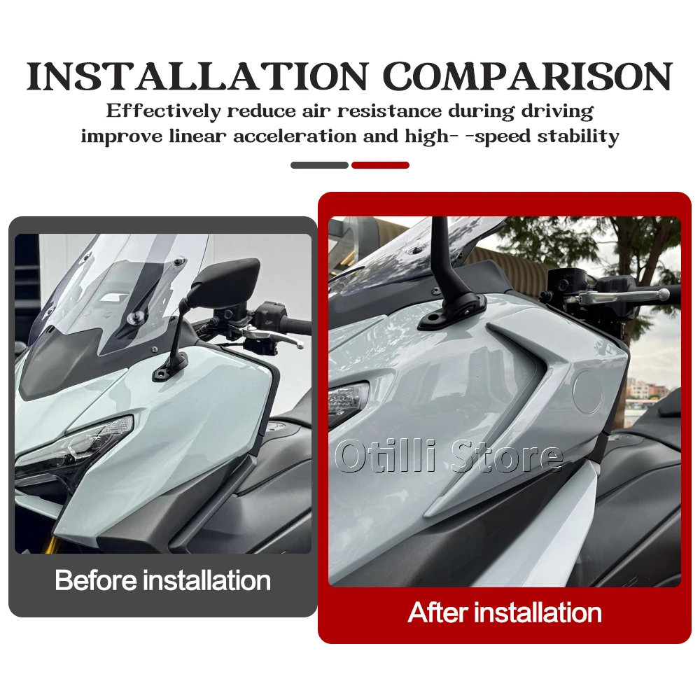 New TMAX560 Motorcycle Accessories Side Frame Deflector Air Intake Cover Panel Fit For Yamaha T-MAX