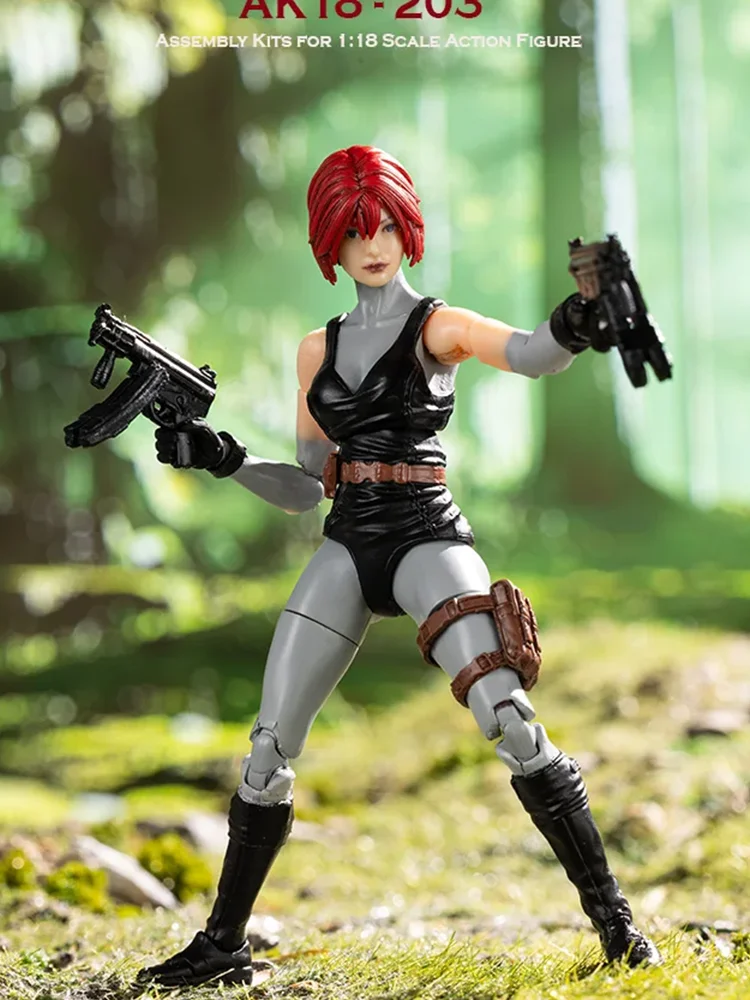 Presale Boris Ping 1/18 Scale AK18 Wave 2 & 3 Previews Avina Blank Female Warrior Full Set 3.75Inch Action Figure Body Toy