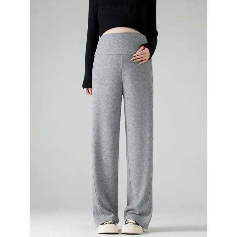 Maternity Pants Spring Autumn 2026 New Style Casual Sport Soft Comfortable Simple Versatile Curved Pants For Pregnant Women