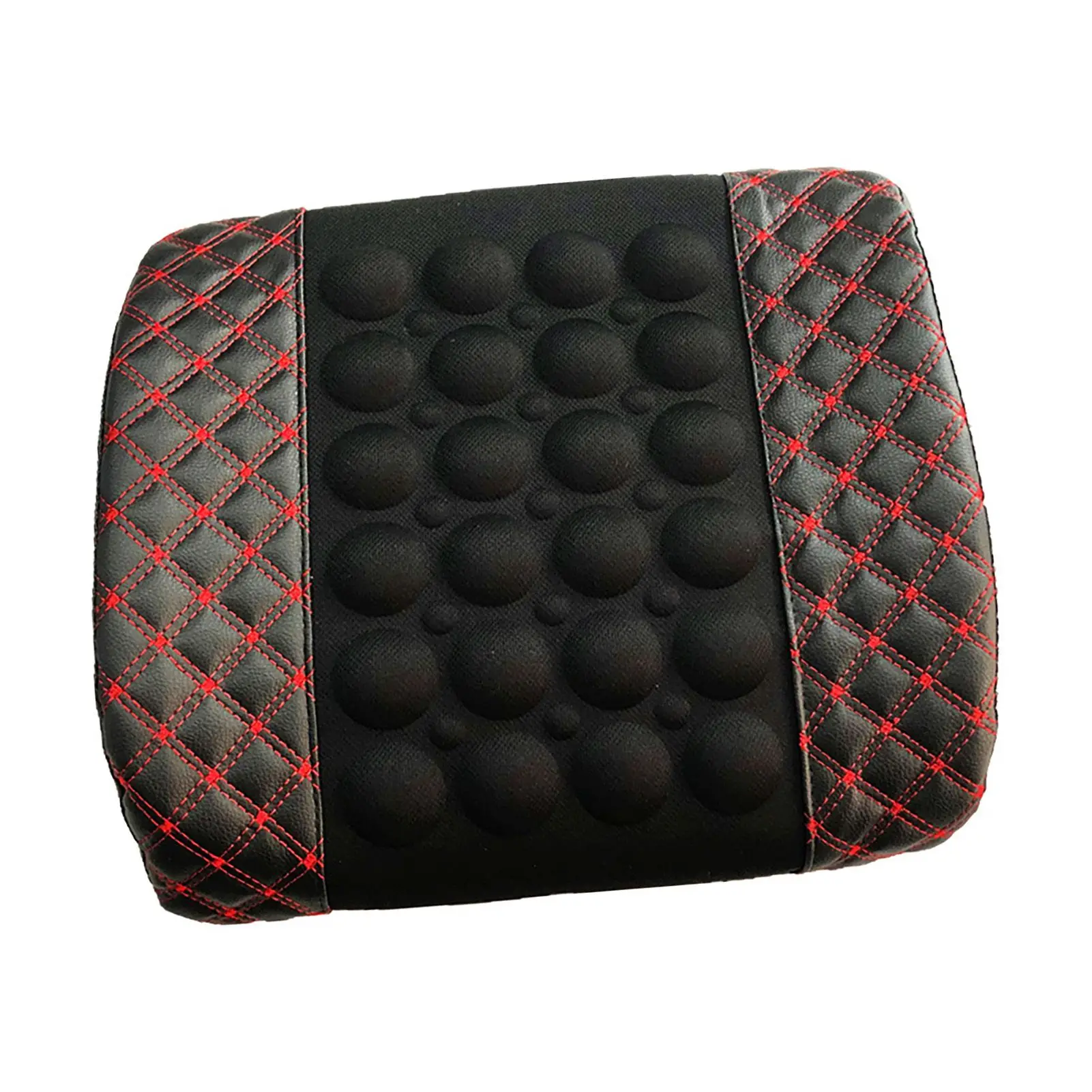 Car Electric Lumbar Support DC12V 2 Speed Adjustment Universal Fit Vibrating Back Massager for Vehicles
