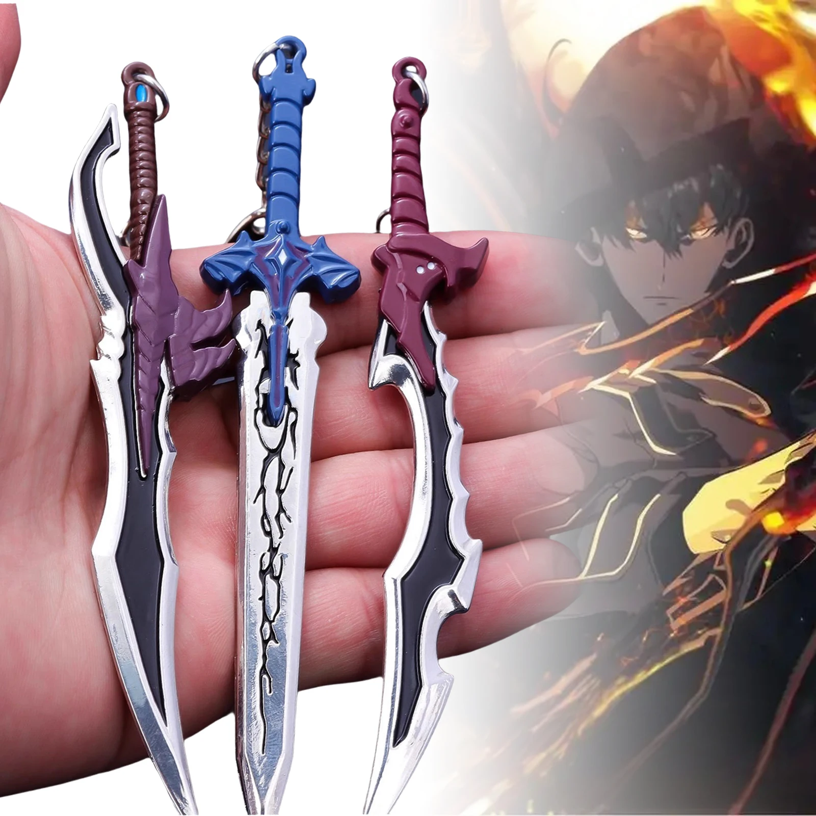 5inch Xiaoyu Cheng Katana Mizushino Shun Anime Solo Leveling Sword Original Real Size Japanese Katana Original Samurai Sabre Toy