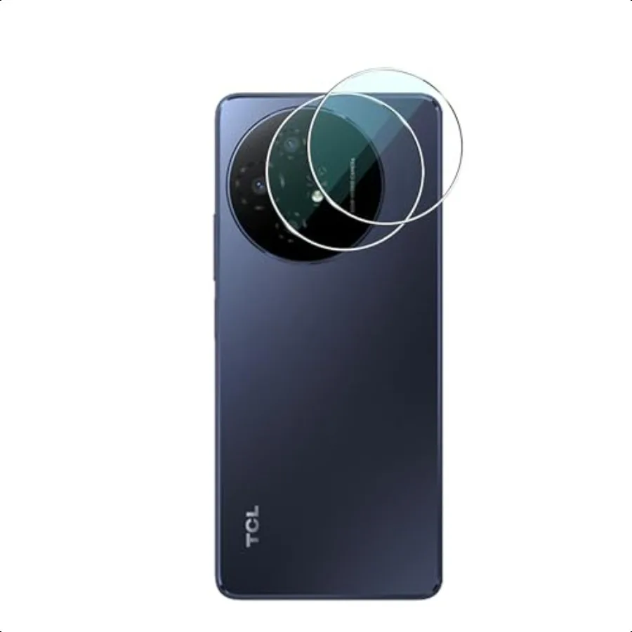 2 حزمة DAMONDY لـ TCL 50 XL 5G حامي عدسة الكاميرا 2.5D حواف قوس مقاومة للخدش خالية من الفقاعات مضادة لبصمات الأصابع HD Clear Cas