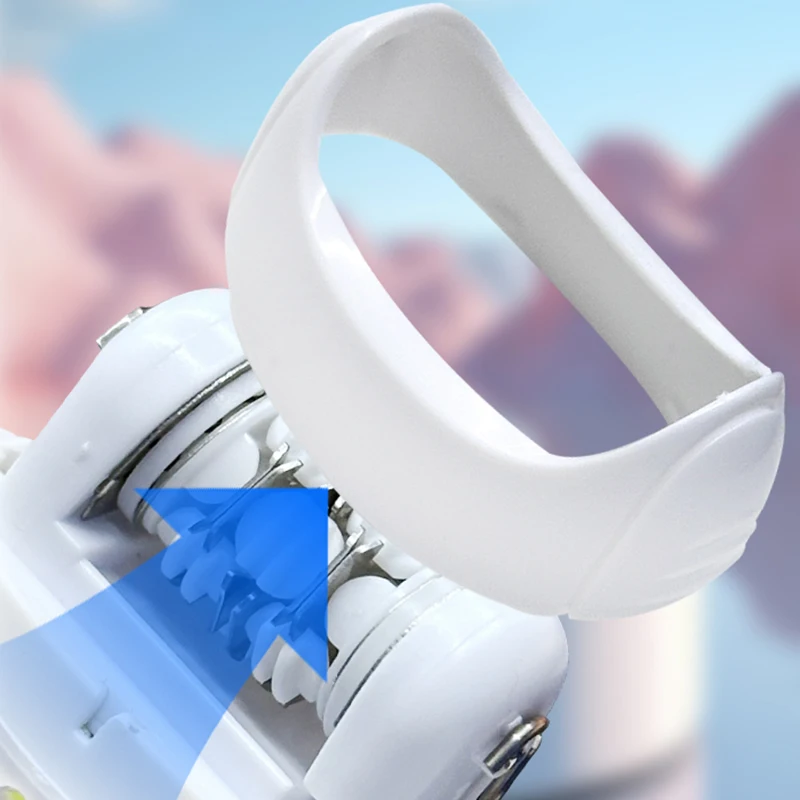 Kemei KM-290R آلة إزالة الشعر الكهربائية للنساء الإبط الساقين بيكيني المنطقة الحساسة مزيل الشعر الجسم الشعر المتقلب سيدة USB قابلة للشحن