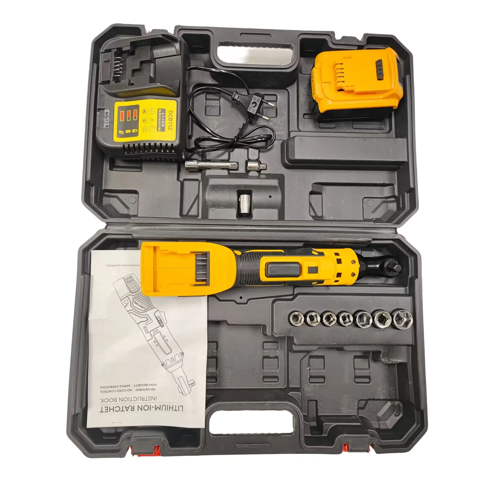 

1/2"Ratchet Wrench Portable Multifunctional Wrench Power 90 Degree Cordless Power Tool Sets Electric-001