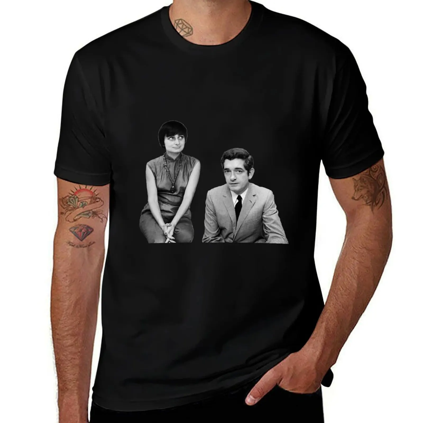 

Agnes Varda Jacques Demy French New Wave Cinema T-Shirt t shirts for man cotton funny printed t shirts for man T-Shirt