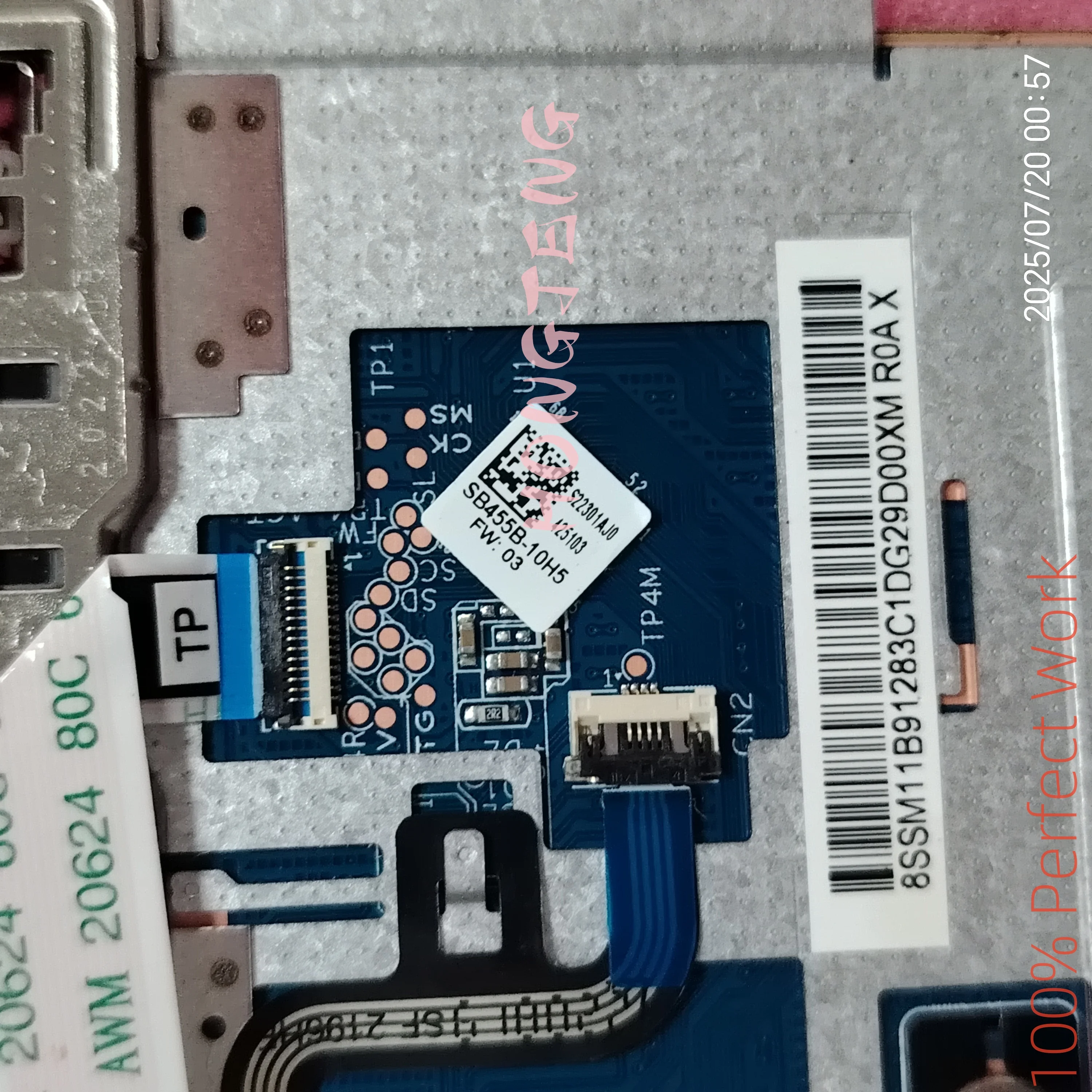 Para lenovo thinkpad l13 l14 l15 yoga gen3 5m11b95879 2h2119-04220d SB455B-10H5 5c11c12614 touchpad clickpad com teste de cabo ok
