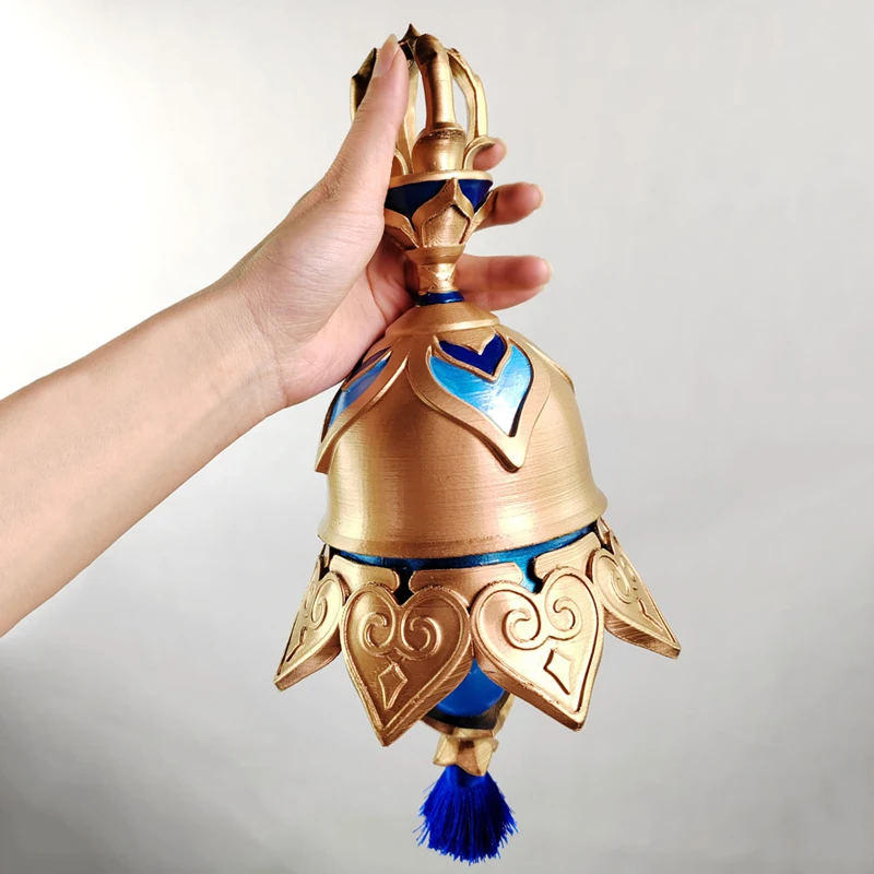 New Handmade Prop Genshin Impact Wanderer Cosplay handheld magic weapon Cos Prop delicate bell Cosplay Accessory
