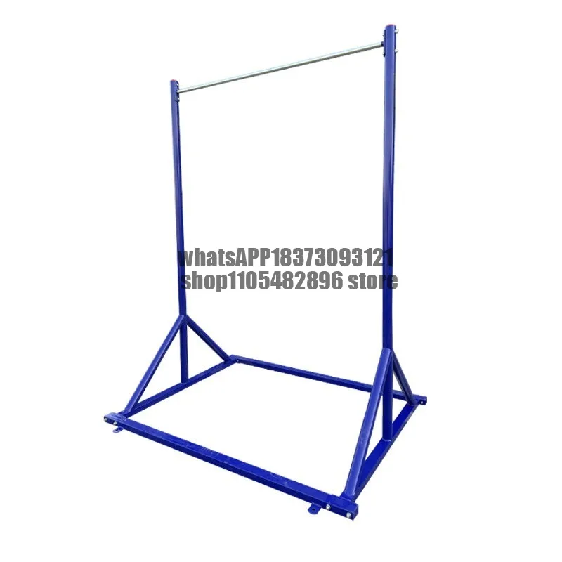 Household horizontal bar fitness equipment horizontal bar mobile outdoor training indoor horizontal bar pull-up ladder wooden