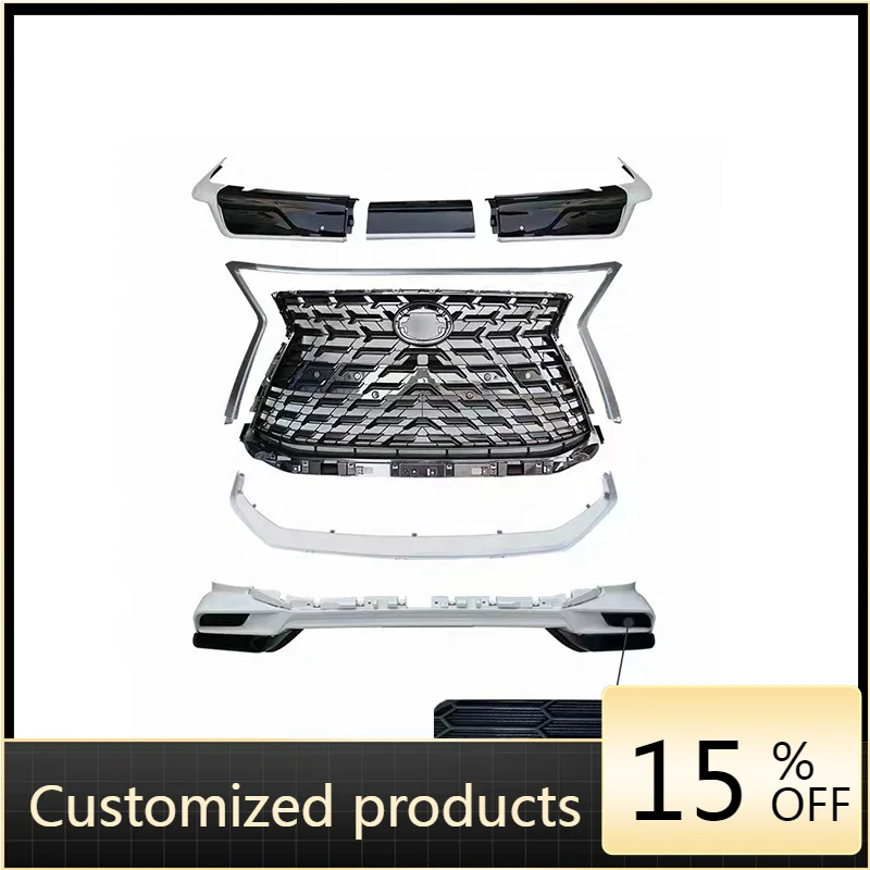 

Высокое качество и надежность, новый дизайн LX Bodykit для LX 570 2016-2021, модель автомобиля, передний бампер, решетка, задний диффузор для автомобиля