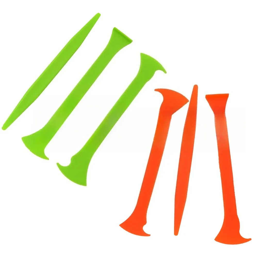 

3 шт., скребок для виниловой пленки для окон автомобиля, набор инструментов с футляром для хранения, скребок с войлочными краями, скребок для тонировки PPF, аксессуары для чистки