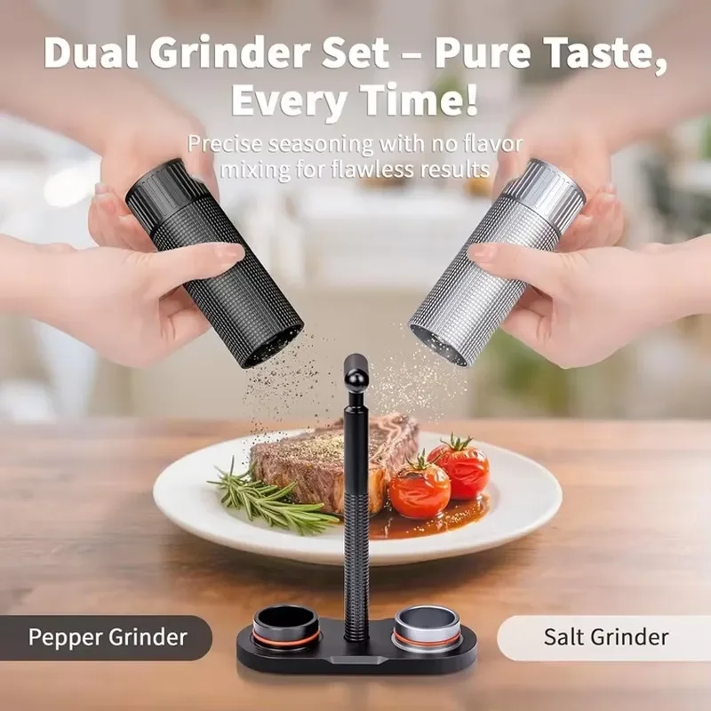 Manufacturers - Suppliers Wholesale Stainless Steel Manual Pepper Grinders Mechanical Pepper Salt Grinders