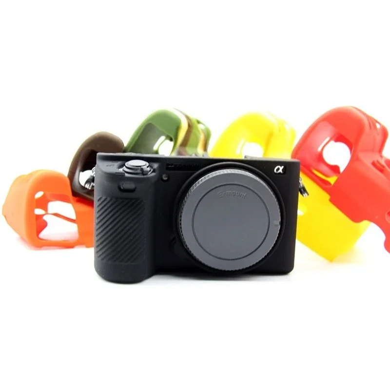 For Sony A6500, soft silicone casing, lightweight mirrorless photography camera protective storage pouch